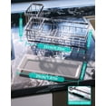thumbnail image 6 of GIXUSIL Sink Caddy, Silver Kitchen Sponge Holder + Dish Brush Holder for Kitchen Sink, Sink Organizer with Drip Tray for Countertop, Stainless Steel Rustproof, 6 of 7