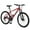 Red, variant on Baprem 26" Mountain Bikes for Men Women, 24 Speed Disc Brake Adult Bike, Comfort Steel Frame City Bike Bicycle, Blue