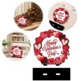thumbnail image 3 of Decoraciones La Mesa Del Día San Valentín Romántica Centerpiece Signs para El Escritorio Puerta Fiesta en Casa, 3 of 8