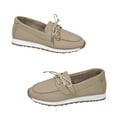 thumbnail image 6 of Mostsola Lace up Loafers for Women Casual Non-Slip Lightweight Walking Shoes Slip on Flat Shoes, 6 of 8