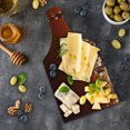 thumbnail image 5 of Landscape Cutting Board, Dubai Downtown with Cityscape Skyscrapers Sunset Middle East City Photo, Decorative Tempered Glass Cutting and Serving Board, Wine Bottle Shape, Multicolor, by Ambesonne, 5 of 5