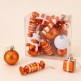 thumbnail image 5 of SHENGXINY Christmas Balls, Multi-Texture Assorted Shape Shatterproof Christmas Tree Ornaments for Tree Mantel Christmas Decorations, 5 of 6