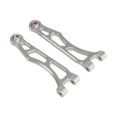 thumbnail image 1 of Brazos superiores delanteros altos/16 Piezas de modificación de coche RC Piezas fáciles de instalar Resistentes Plata, 1 of 9
