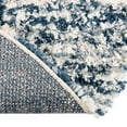 thumbnail image 5 of Unique Loom Serenity Shag Collection Area Rug - Soufriere (7' Round Blue/Ivory), 5 of 11