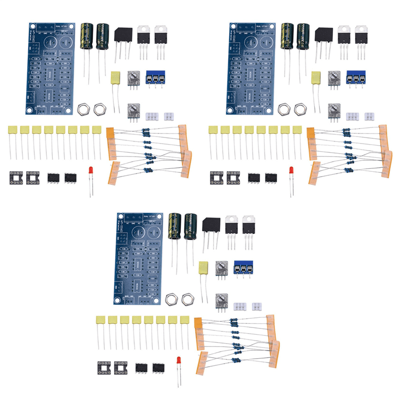 3X Low Pass Filter Bass Subwoofer PreAmp Amplifier Board Dual Power
