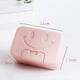 thumbnail image 2 of Caja de jabón de viaje rosa, paquete de 2 jaboneras de plástico con tapa, caja de almacenamiento de jabón fácil de limpiar para baño, ducha E, 2 of 4