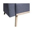thumbnail image 2 of Easton Dark Gray Linen Fabric Chair with USB Charging Ports Pockets & Pillows, 2 of 6