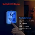thumbnail image 4 of TempPro TP65W Indoor Outdoor Thermometer Digital Wireless Hygrometer Temperature Humidity Monitor with Touchscreen and Backlight (Formerly ThermoPro), 4 of 8