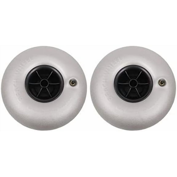 10" Beach Replacement Balloon Wheels Tires, Cart Tires with Axle Hole 20mm Perfect for Wheelbarrow Beach Buggy  Trolley Dolly Canoe Carts Buggy 2-Pack