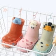thumbnail image 6 of Firlar Glue Floor Socks Shoes For Girls Baby Toddler Soft Non Slip Cotton Lightweight Fashion 0-6 Months Infants And Toddlers, 6 of 14