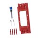 thumbnail image 5 of Bisagra Bisagra Modelos Bisagra Resistente a Plantillas Montaje en Puerta Kit de Montaje Bisagra Embutida Rojo, 5 of 9