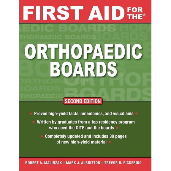 First Aid for the Orthopaedic Boards, Second Edition, (Paperback)