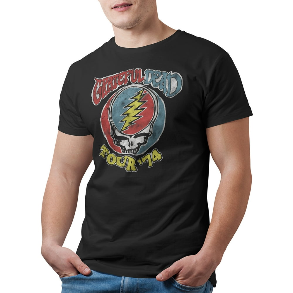 Grateful Dead - Grateful Dead 1974 Tour Men's and Big Men's Graphic T ...