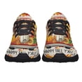 thumbnail image 5 of Dachshund Happy Fall Y'all Shoes Sneakers Black Size 13, 5 of 7