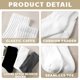 thumbnail image 3 of Calcetines Slouch Zoooyawn, 4 pares, holgados, acanalados, de algodón, apilados, 3 of 6
