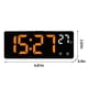 thumbnail image 3 of Reloj despertador digital LED simple con pantalla digital grande, moderno, con múltiples funciones, para escritorio, mesita de noche, estudio, cocina. Reloj despertador digital., 3 of 7