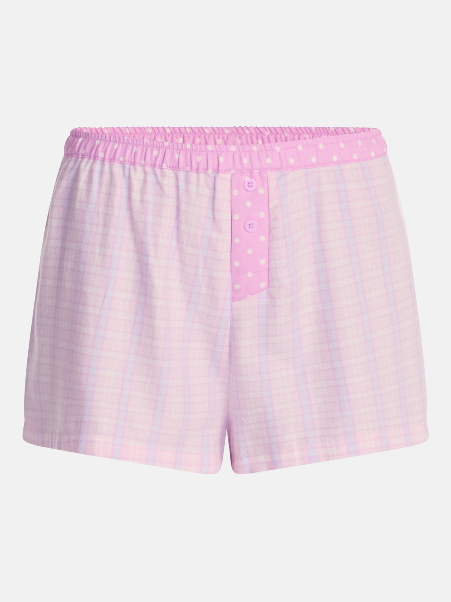 No Boundaries Print Boxer Sleep Shorts, 3" Inseam, Women's XS-XXL