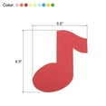 thumbnail image 2 of Uxcell Musical Note Cutouts, 72 Pack Paper Symbol, Colorful Musical Symbol Cutout for Classroom, Assorted Colors, 2 of 8