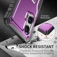 thumbnail image 5 of FITO For Moto G Stylus 5G 2024 Case, Phone Case with Screen Protector and Kickstand (Purple), 5 of 7