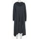 thumbnail image 5 of Gibobby Playera De Algodón Sólido Irregular Tamaño largo Tops Manga Mujer Sudadera Capucha Más Blusa Suéter Blusa de mujer（Gris， XXL), 5 of 5