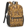 thumbnail image 2 of 17 Inch Lightweight Backpack,PVC Waterproof Oxford Fabric, Ergonomically Designed, with Large Capacity, Leopard Animal Pattern, 2 of 5