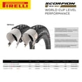 thumbnail image 3 of Pirelli Scorpion XC RC Gold Label 60-622 (29x 2.4) MTB Bicycle Tire & SmarTUBE 23/32-622 Set- Designed for Demanding XC Courses, 120TPI and ProWall Casing- Mountain Bike Tire w/Keychain (2 Pk), 3 of 9