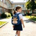 thumbnail image 3 of Colorful Solid Age 4t 5t 6t, 5th 6th Backpack with Cute Front Pocket Lightweight Waterproof Elementary School Bookbag, 3 of 4