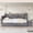 Grey, variant on Noble House Brevon Full Size Upholstered Daybed with Trundle, Built-in USB Charging Station and LED Light, Beige