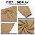 thumbnail image 6 of Evdexr Men's Baggy Sweatpants Drawstring Tapered Joggers 2026 Loose Fit Lounge Outdoor Pants Breathable Wide Leg Back To School Slacks with Pockets XL, 6 of 7