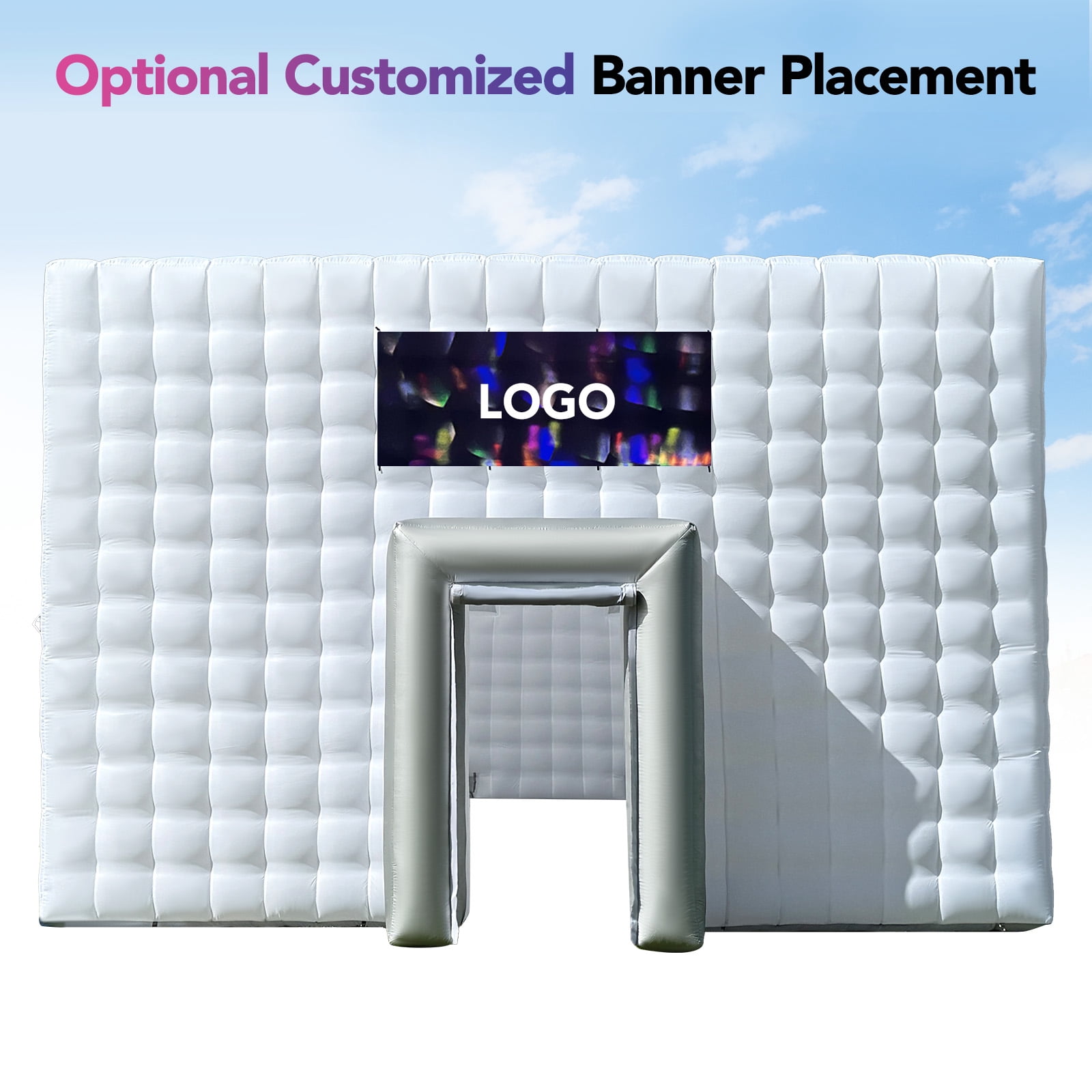 Wellcomer Giant 30'x20'x13' Inflatable Outdoor Event/Party Tent - White