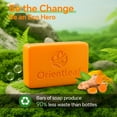 thumbnail image 7 of OrientLeaf Kojic Acid Soap for Face & Body, Handmade Turmeric Soap Bars with Glycerin, Shea Butter, and Olive Oil, 100g × 3 Bars (10.58 oz), 7 of 7