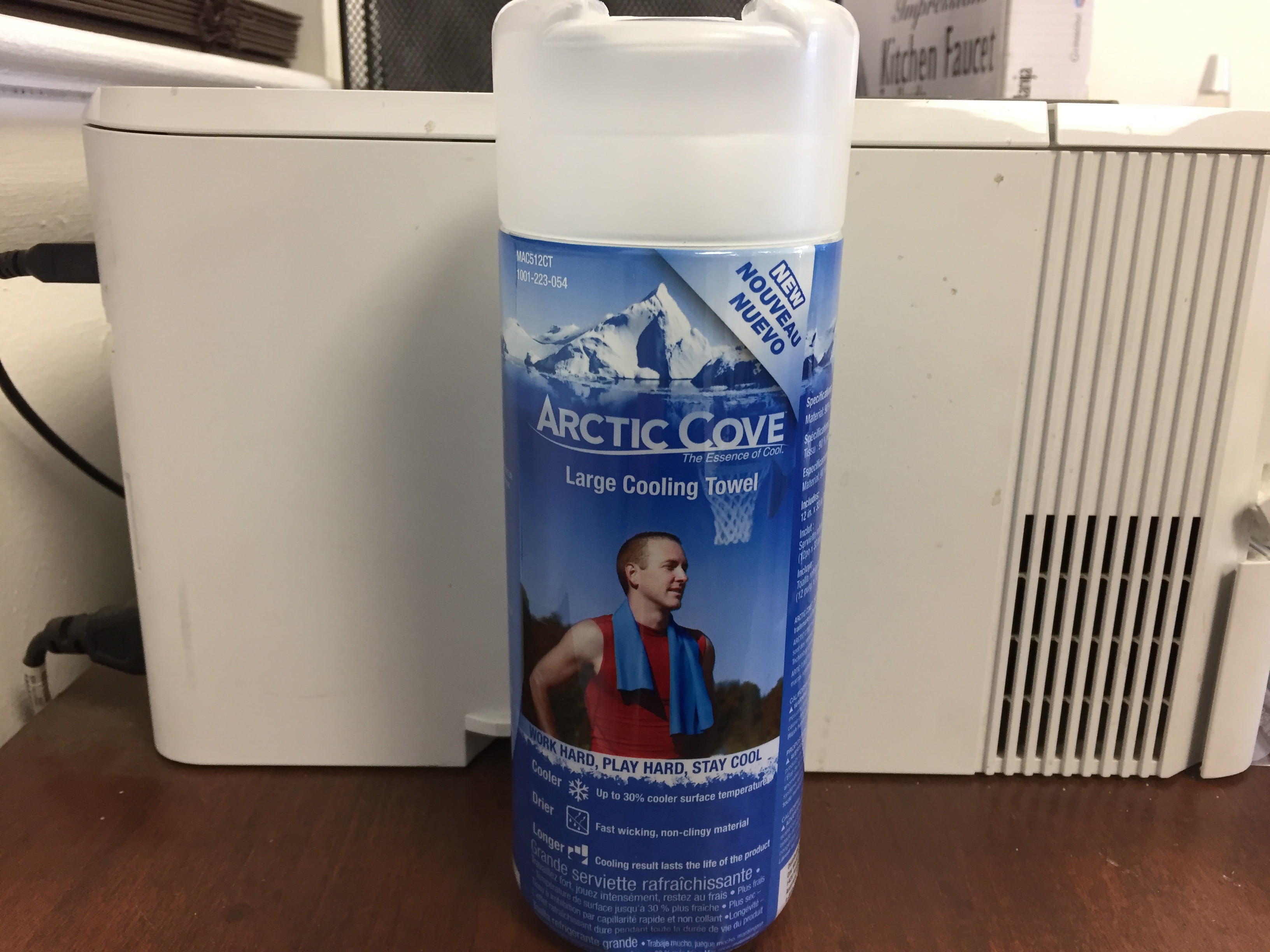 Arctic Cove 12 in. x 33 in. Large Cooling Towel MAC512CT New