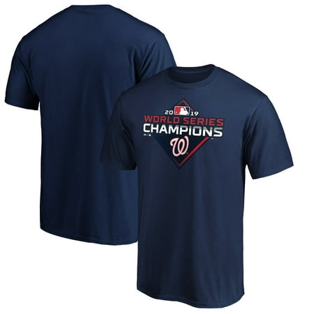 Washington Nationals Majestic 2019 World Series Champions Logo T-Shirt - (Best App Logos 2019)