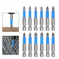thumbnail image 1 of 12-Piece Insulated S2 Steel Screwdriver Bit Set with Magnetic Blue Magnetizer - Includes PH1/PH2/PH3 & PZ1/PZ2/PZ3 Cross Bits, Non-Slip Grip, Lightweight Design for Precision Tasks (Sealed Bag, 1 of 5