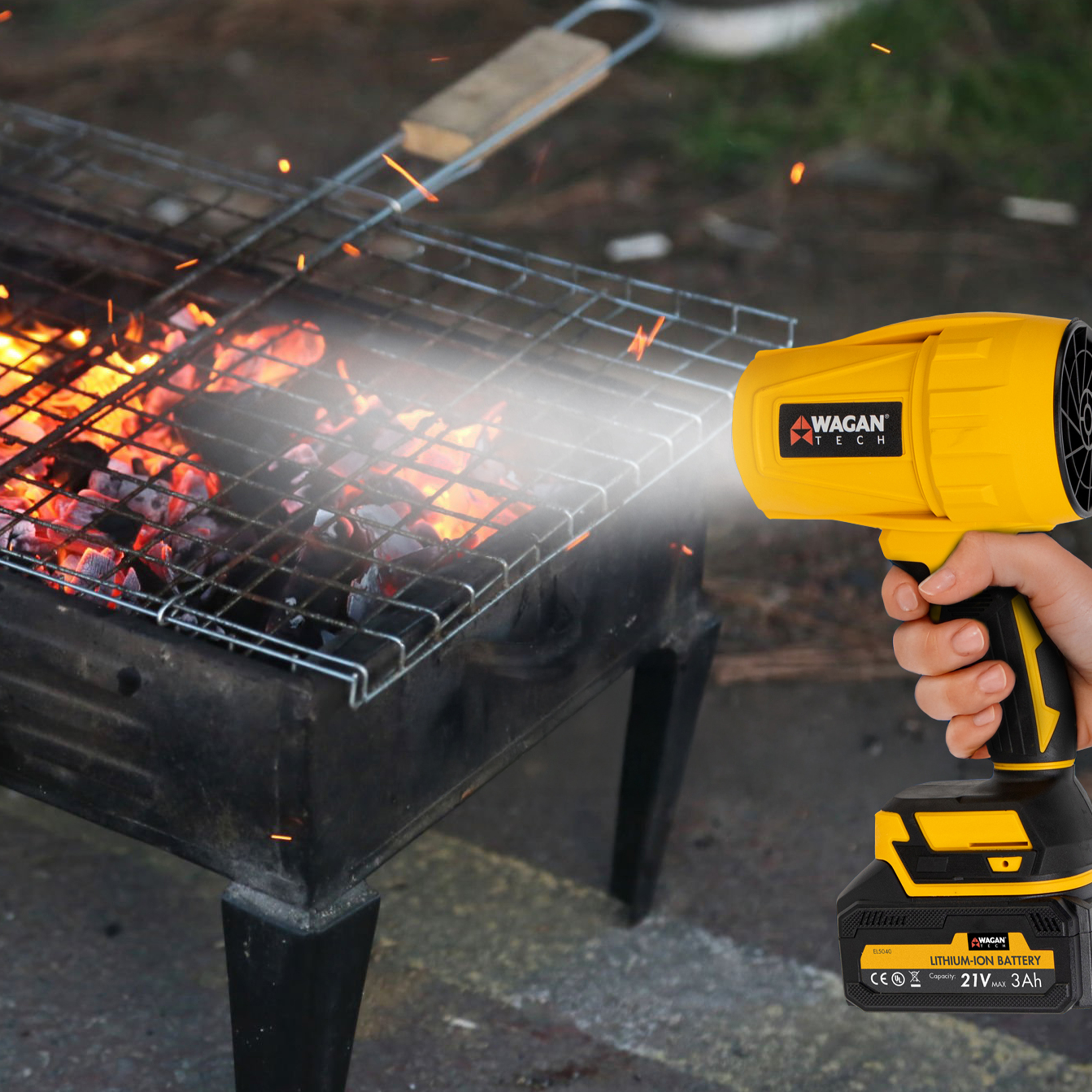 Wagan EL7213 Jetblow Cordless Leaf Blower