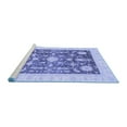 thumbnail image 2 of Ahgly Company Machine Washable Indoor Rectangle Oriental Blue Traditional Area Rugs, 2' x 5', 2 of 4