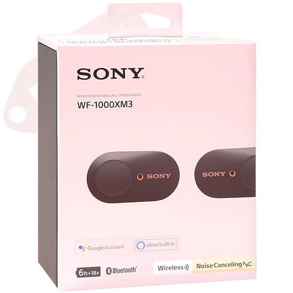 Sony WF 1000XM3 True Wireless Noise Canceling In Ear Earphones Black