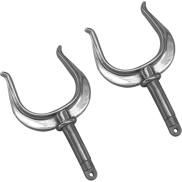 2 Pcs Cadenas en Acier Inoxydable Cadenas à Rames Premium Bateau Marin Canot Radeau Bateau Kayak Canot Cadenas à Rames Montage Latéral