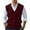 Wine, variant on Dolkfu Mens and Big Mens Sweater Black V Neck Sleeveless Relaxed Fit Sweater Vest Fall Sweaters for Men 2025 L