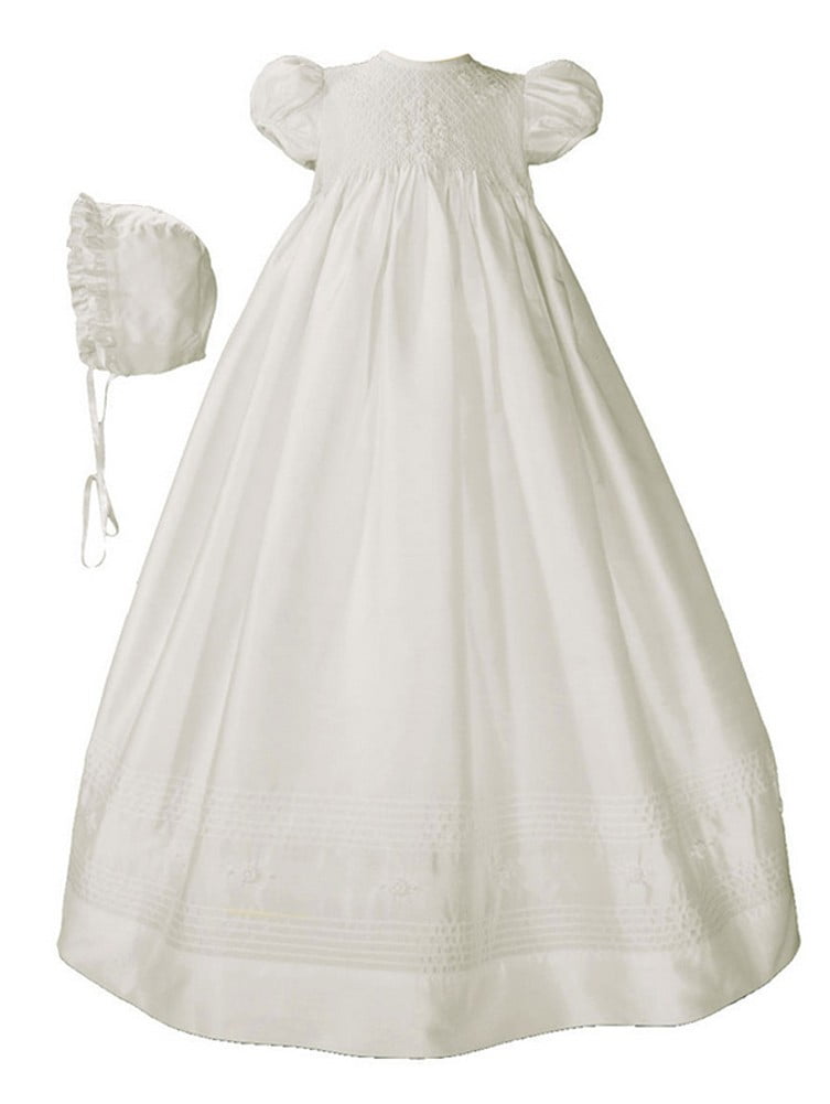 white silk outfit