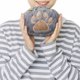 thumbnail image 3 of Bolsa de cosméticos con forma de pata de gato de artículos de tocador de felpa creativas con cordón para regalo de cumpleaños JShteea Para Estrenar, 3 of 7