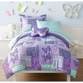 thumbnail image 1 of Mainstays Kids Butterfly Bed-in-a-Bag  Bedding Set, 1 of 2