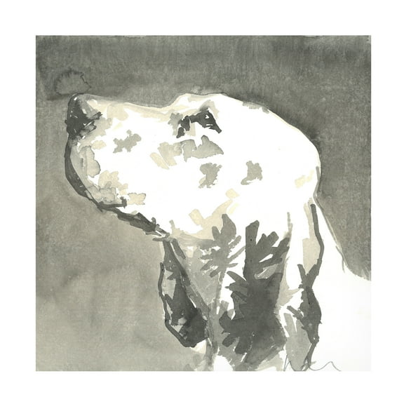 A Very Modern Dog 'Sepia Modern Dog V' Canvas Art