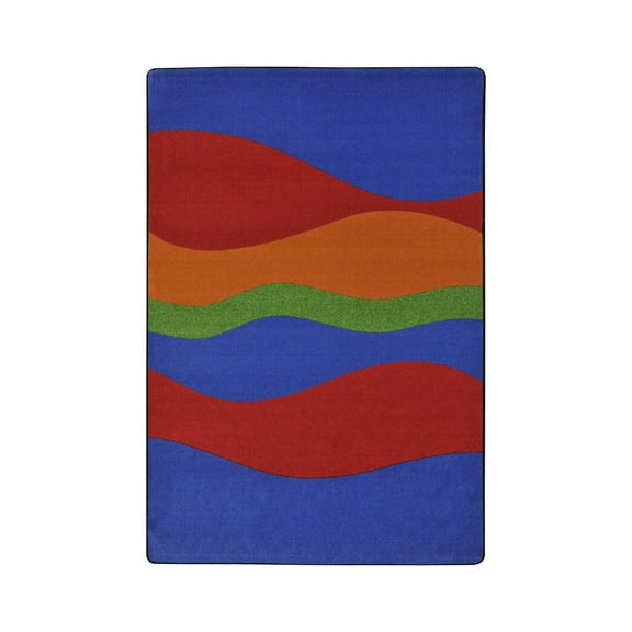 Kid Essentials - Teen Area Rugs Flow - Rectangle - 5'4" x 7'8" - Primary