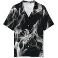 thumbnail image 3 of PRIYAL Ensemble de Pyjama à Manches Courtes pour Hommes en Satin de Soie 2 Pcs, 3 of 6