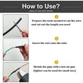 thumbnail image 7 of 2 Pack Black & Red Heat Shrink Tubing 3:1 Adhesive-Lined Shrinkable Tube Insulation Sealing Cable Protector (3/8" Black 12Feet +Red 12Feet), 7 of 7