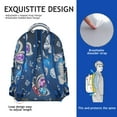 thumbnail image 5 of "Trendy Butterfly Print Backpack - Roomy College Bookbag with 15.6 Inch Laptop Pocket", 5 of 6