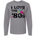 thumbnail image 3 of Inktastic I Love the '80s-musical notes Long Sleeve T-Shirt, 3 of 5