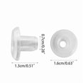 thumbnail image 3 of 10pcs Venetian Blind Lower Rod Hook Transparent Positioning Plug Accessories, 3 of 4