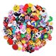 thumbnail image 1 of 100 Pack Shoe Charms for Clog Shoes, Random Cartoon Shoe Decoration Bracelet Bangle Charm Accessories for Adults Kids Shoes Craft Diy Random Styles, 1 of 5